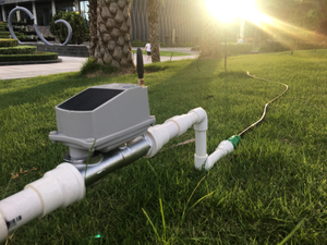 GSM/LoRa Solar Remote Control Irrigation System for Cannabis Plantation